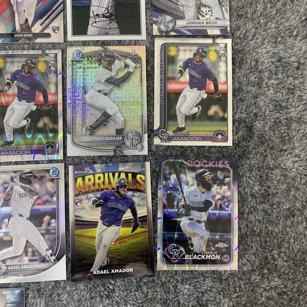 Colorado Rockies Baseball 25 Card Lot‎ - Rookies, Stars, Inserts, Parallels